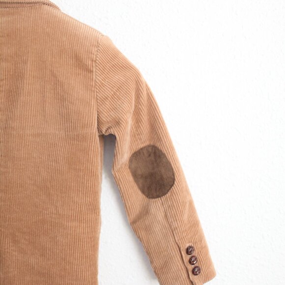 hope & henry tan corduroy button down blazer jacket kids 6 - Picture 6 of 6